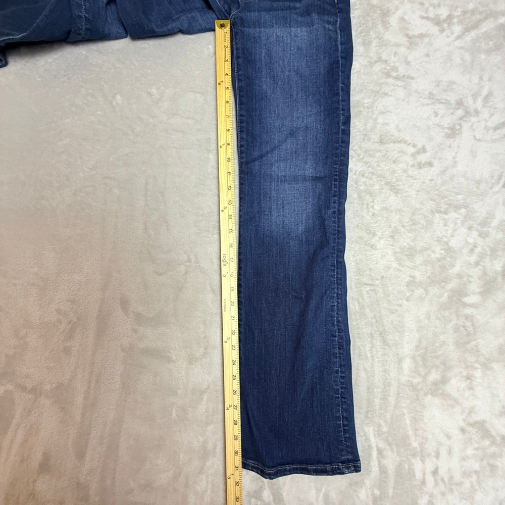 American Eagle Favorite Boyfriend Jeans Womens 4 Regular Blue Bootcut Stretch - Picture 11 of 15